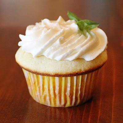 Lemon Basil Cupcakes
